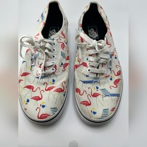 Vans Flamingo Authentics White Mens 10 / Womens 12